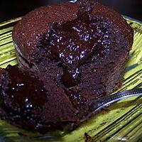 recette Coeur coulant sésame-chocolat noir