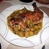 recette poulet aux olives.
