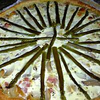 recette Duo de jambon et asperges en tarte minute