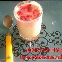 recette YAOURT AUX FRAISES