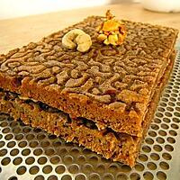 recette FONDANT AUX DATTES, PÂTE D'AZUKIS ET CAJOUS CARAMELISEES