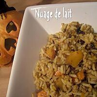 recette RIZ HALLOWEEN