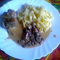 recette Paupiette de veau à la bière