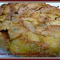 recette gateau au pomme,frangipagne