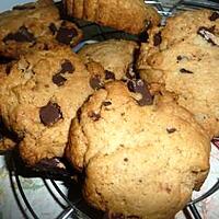 recette cookie au chocolat au lait et noix de coco