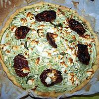 recette Quiche pesto et courgettes