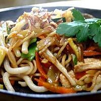 recette Bami Goreng, nouilles à l'indonésienne