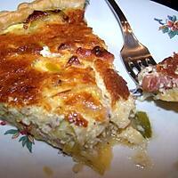 recette Quiche aux poireaux et au comté