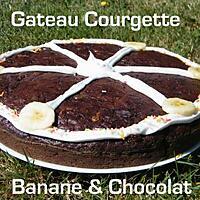 recette Ooo Gateau ultra léger: Chocolat, courgette & banane ooO