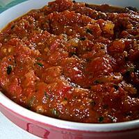 recette SAUCE AUX TOMATES DU JARDIN