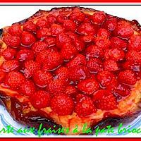 recette tarte aux fraises à la pate brioché