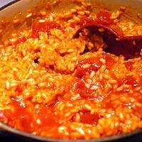 recette Risotto à la tomate