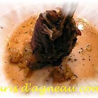 recette souris d'agneau confis