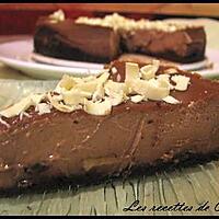 recette Mon cheesecake au chocolat