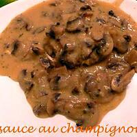 recette sauce au champignon