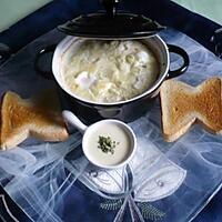 recette Oeufs cocotte raclette/bleu