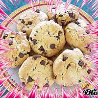 recette Cookies noisettes et pépites de chocolats