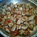 recette Poulet sauté à la coriandre et à la tomate( recette minceur  ventre plat )