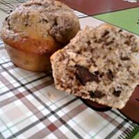 recette muffins a la noisette et pépites de chocolat