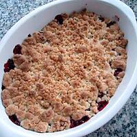 recette Crumble aux quetsches