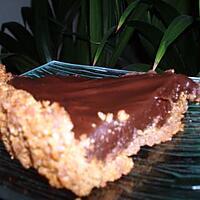 recette Tarte au chocolat noir à la fleur de sel & spéculos