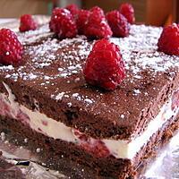 recette Petit gâteau aux framboises
