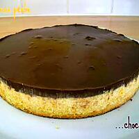 recette Bavarois pêche-chocolat