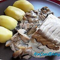 recette Filet de lieu noir braisé au cidre (weight watchers propoints)