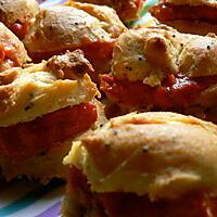 recette Petits choux au pavot et poivrons pour l'apéro