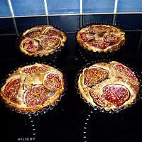 recette tartelettes aux figues à la crème d'amande