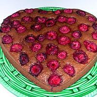 recette Coeur moelleux chocolat et framboises