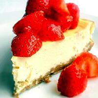 recette Cheesecake à la Marinade de Fraises