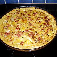 recette tarte à l'oignon mousline