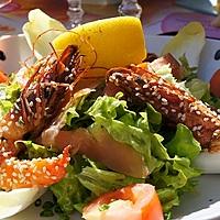 recette langoustines en salade