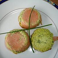 recette Petite Mousse de Courgettes enrobé  de Saumon