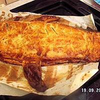 recette Saumon en croûte farci