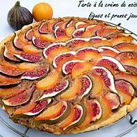 recette Ooo Tarte à la crème de noisettes, figues & prunes jaunes ooO