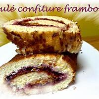 recette roulé confiture framboise