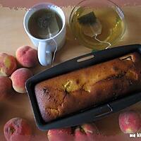 recette CAKE AUX PECHES