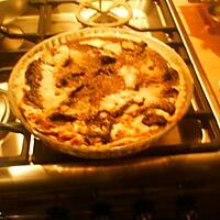 recette QUICHE AUX CHAMPIGNONS A LA BORDELAISE