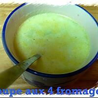 recette soupe aux 4 fromages