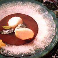 recette Mousse aux poires sauce choco