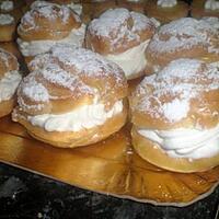 recette choux a la creme chantilly et chantilly au spéculoos