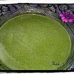 recette potage velouté d'épinards et laitue