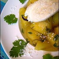 recette Nage d'Ananas à la Coriandre et Citrons verts, Sorbet Coco