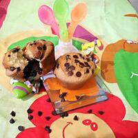 recette Muffins fourrez a l'abricot et chocolat fondant