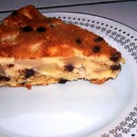 recette GATEAU AUX POIRES ET PEPITES DE CHOCOLAT