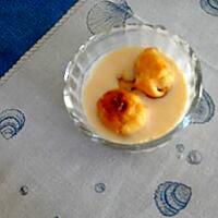 recette Crème anglaise aux petits choux