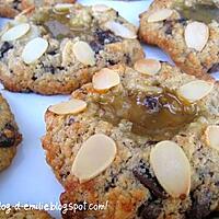 recette Cookies au lemon curd et aux amandes