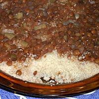 recette Couscous aux lentilles,à la noix de muscade et à la coriandre